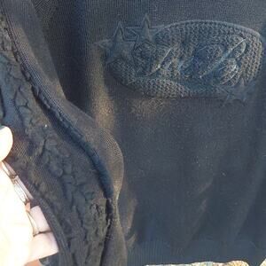 Ice B Black Textured Knitwear Sweater Iceberg ITALY wool blend